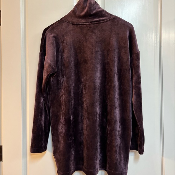 J Jill Pure Jill Tunic Top Velour size S - Picture 2 of 4
